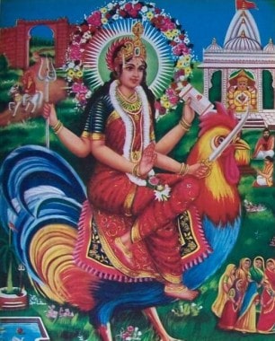 Representation of Bahuchara Mata