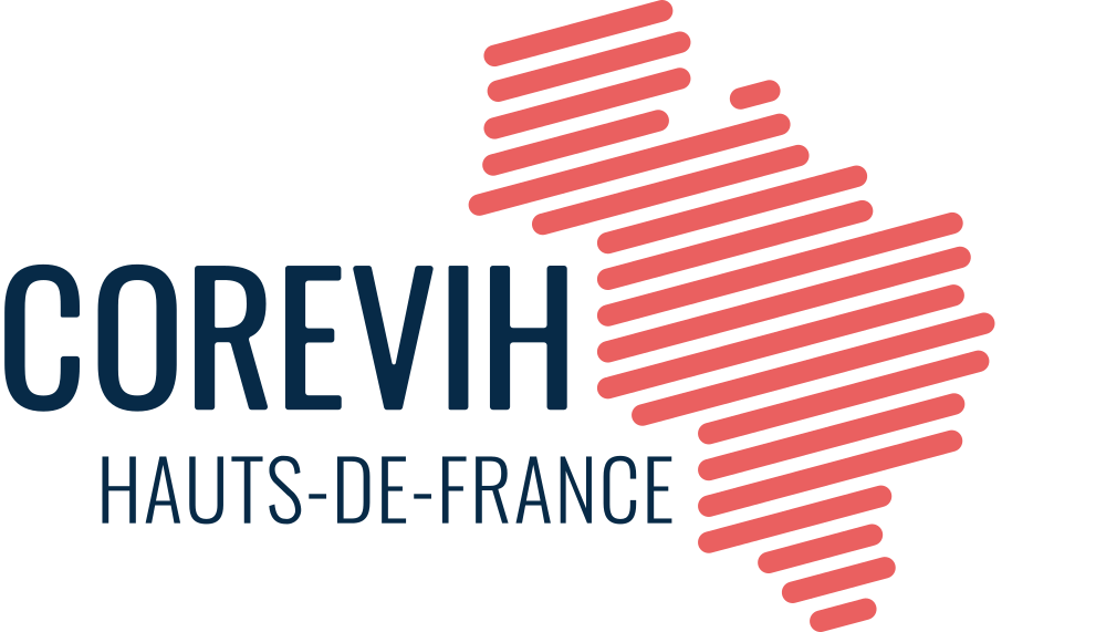 Logo du Comité de coordinaton de la lutte contre le VIH et les infections sexuellement transmissibles (COREVIH)
