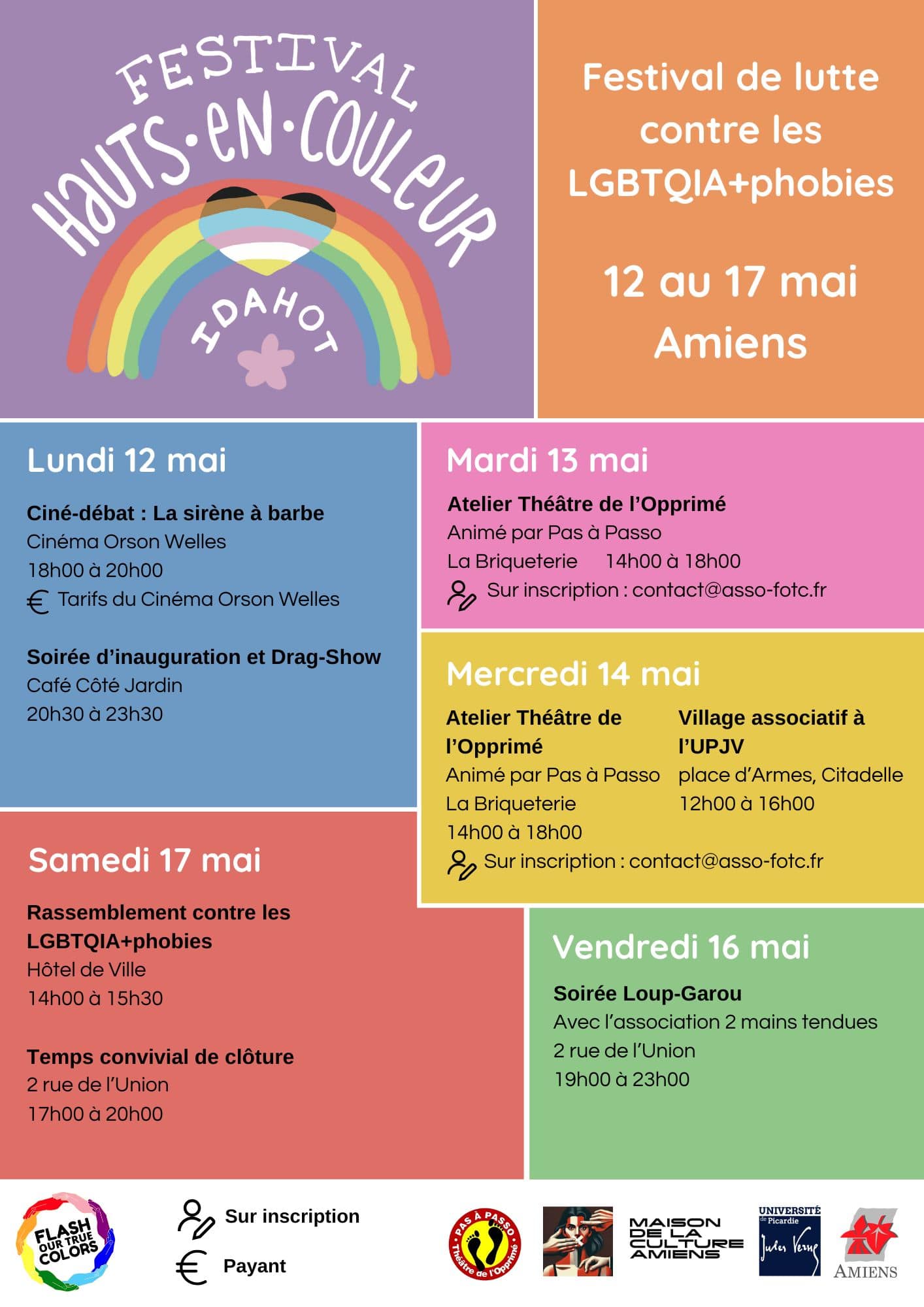 Poster for the Hauts-en-Couleurs Festival 2025