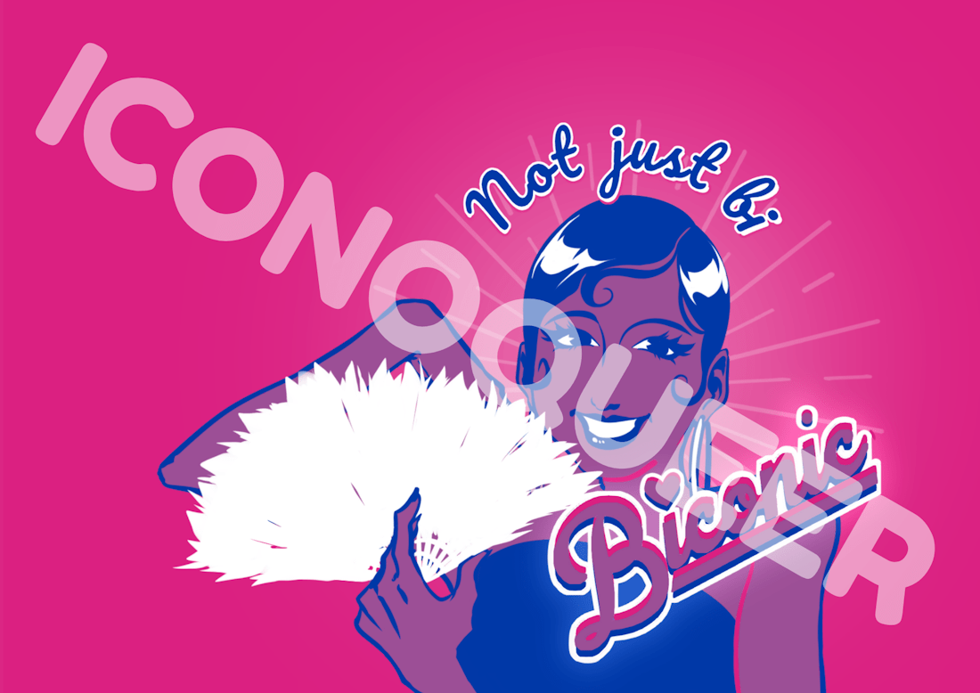 Visuel du projet Icônoqueer de Joséphine Baker