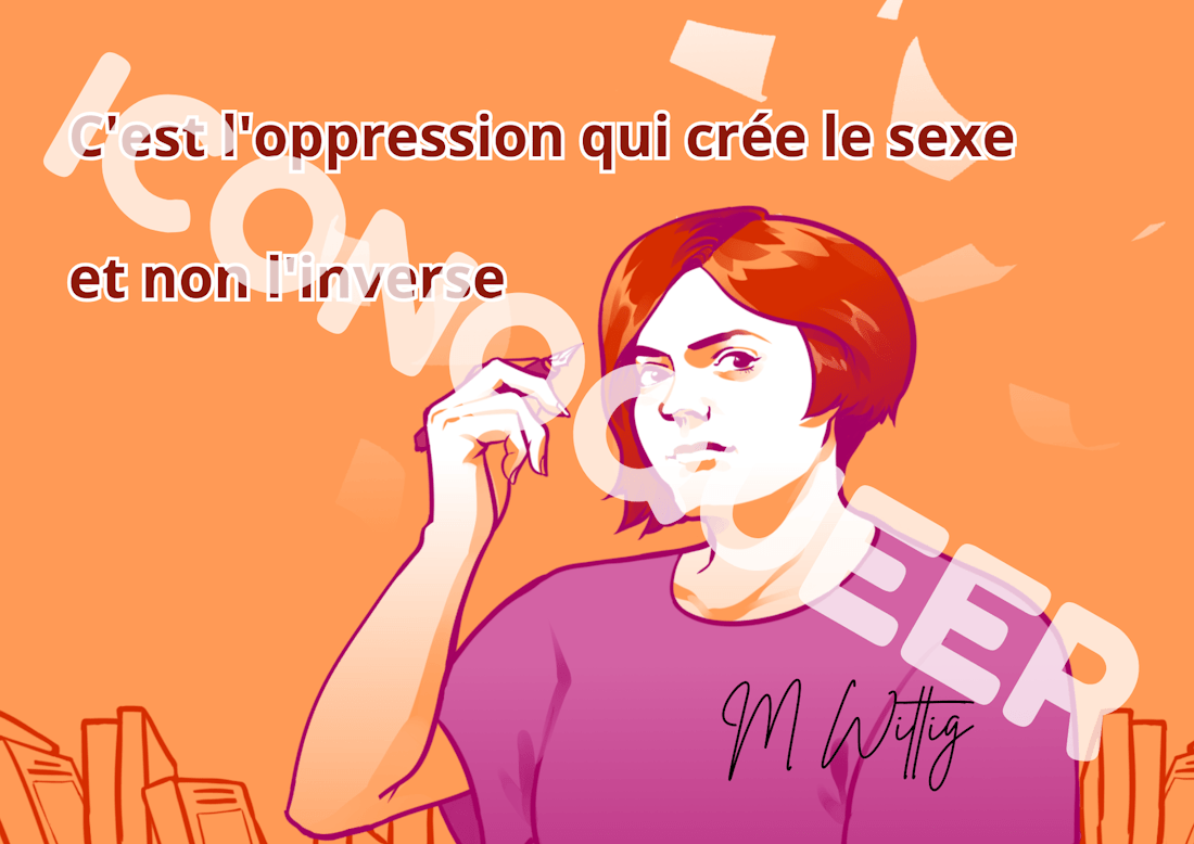 Visuel du projet Icônoqueer de Monique Wittig