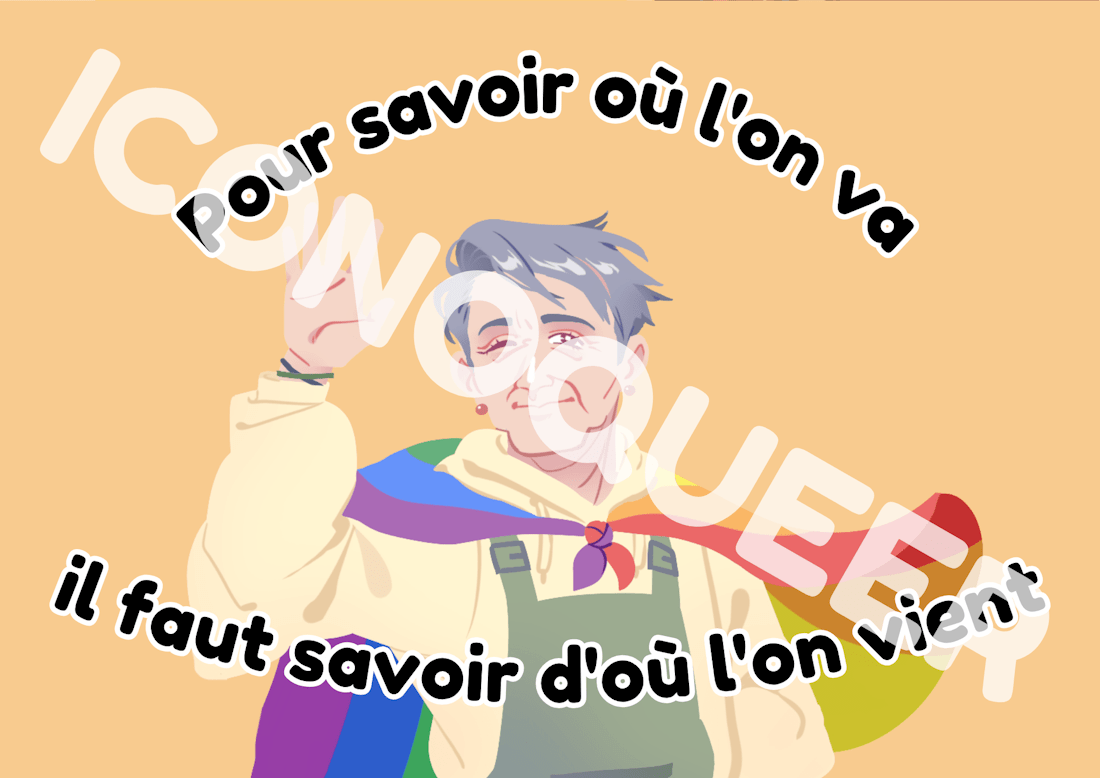 Visuel du projet Icônoqueer Pour savoir où l&#39;on va