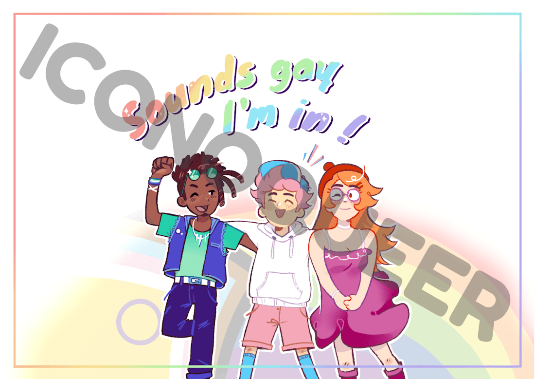 Visuel du projet Icônoqueer Sounds gay