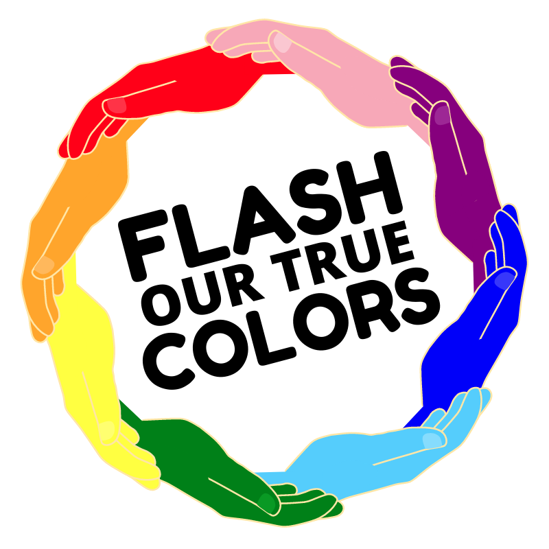 Logo of the association Flash Our True Colors