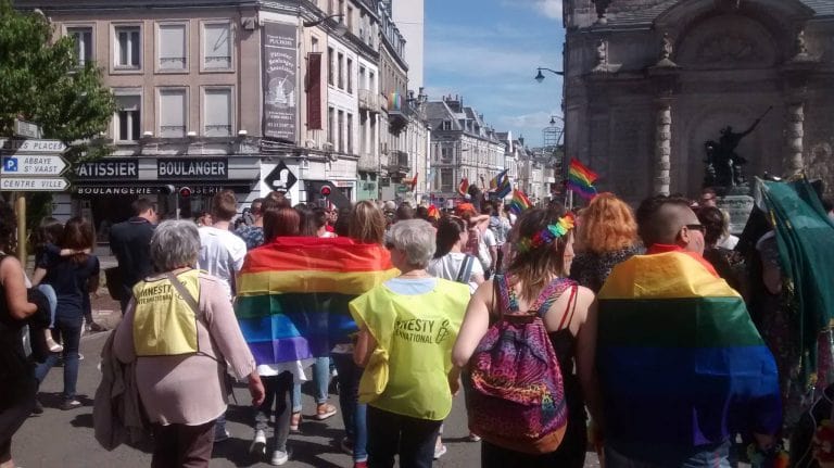 Photo of the 2015 Arras pride march