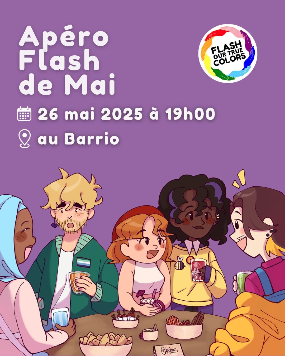 Poster of Flash Our True Colors of may no judgment apero